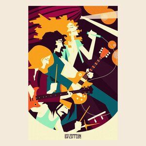 Led Zeppelin Group Classic Rock Poster_165
